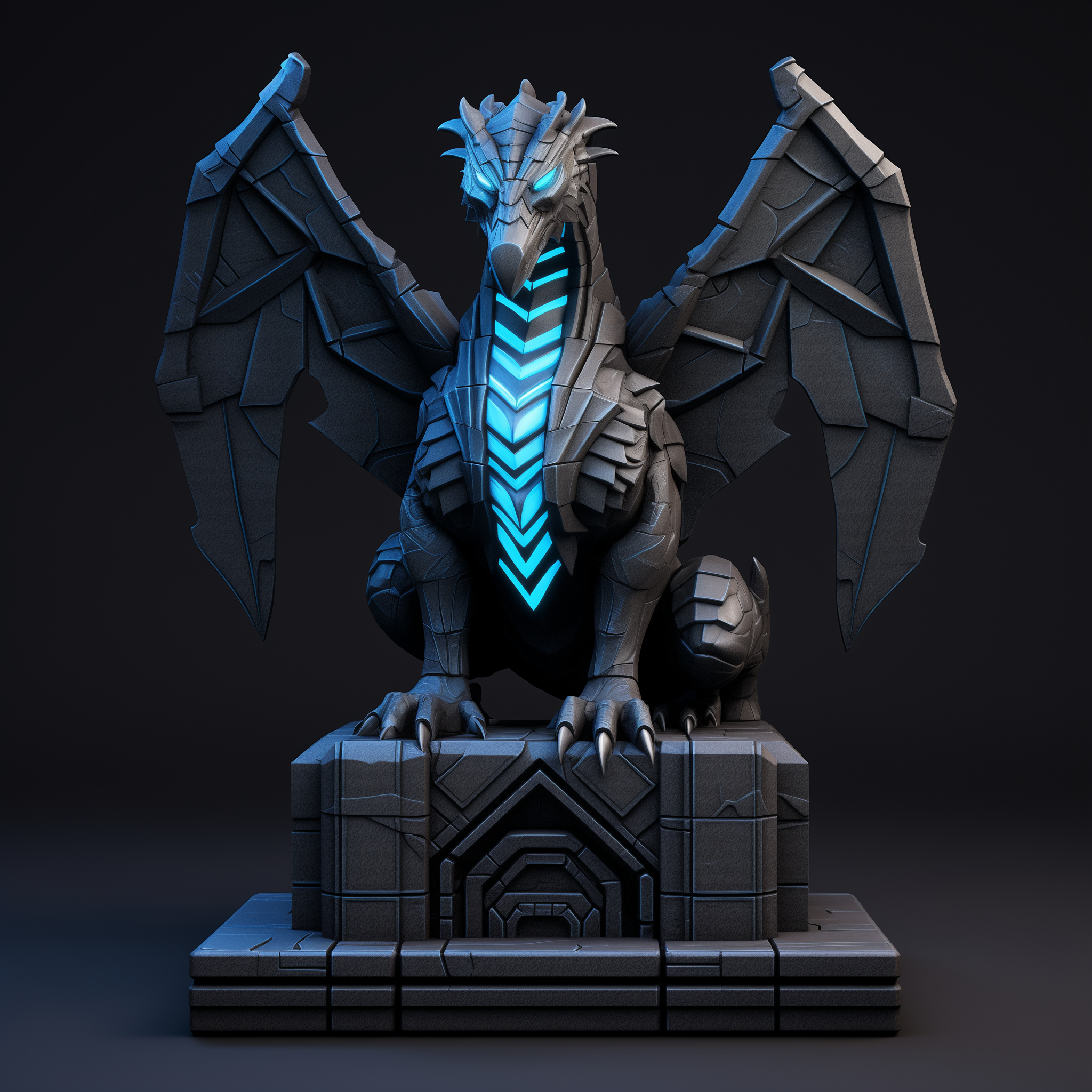 medium detail dragon
